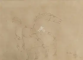 Husain, M.F. (Artist). Untitled, 1974 | Painting