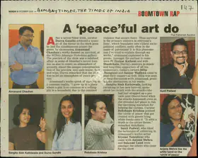 A 'Peace'ful Art Do, 08 December 2008 | Newspaper Clipping | 00855524