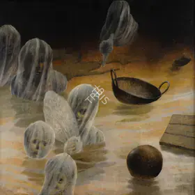 Bhattacharjee, Bikash (Artist). Untitled, 1978 | Painting