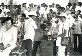 Ghosh, Nemai (Still Photographer), Hirak Rajar Deshe, 1980 | Working Still | CinemaEducation | 00663720