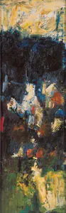 Raza, S.H. (Artist). Village Series, 1957 | Painting