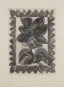 Hashmi, Zarina (Artist). Rani's Garden, 1966 | Graphic Art