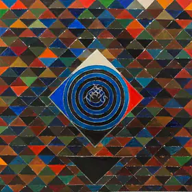 Raza SH Artist Prakriti Acrylic on canvas 2006 Painting FineArts 00346795