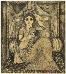 Burman, Jayshri (Artist). Untitled, 2008 | Painting