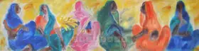 Mani, J. M. S. (Artist). Chat, n.d. | Painting