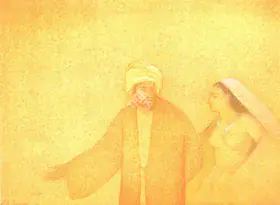 Tagore, Abanindranath (Artist). A Scene from the Omar Kyyam, n.d. | Painting