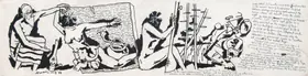 Husain, M.F. (Artist). Dada Abdul - Tinsmith And Lampseller, 1993 | Painting