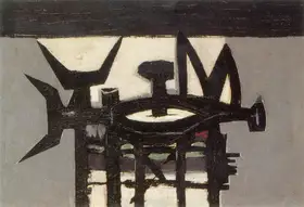 Parvez, Ahmed (Artist). Abstract, 1958 | Painting