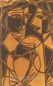 Keyt, George (Artist). Lovers, 1947 | Painting
