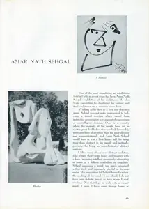 Anonymous (Essayist). Amar Nath Sehgal. In <i>Marg.</i> 8(3). June 1955 | Essay | 00668833