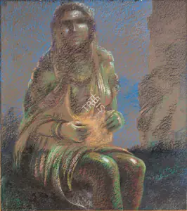 Bhattacharjee, Bikash (Artist). Untitled, 1992 | Painting