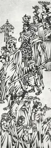 Bose, Nandalal (Artist). Vriksharopana (Tree Plantation Procession), n.d. | Painting