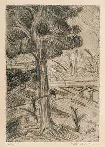 Mukherjee, B.B. (Artist). Untitled, circa 1936-38 | Graphic Art