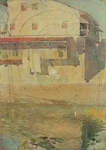 Haldankar, G.S. (Artist). Banganga, n.d. | Painting