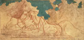Bose, Nandalal (Artist). Arjuna, 1944 | Painting