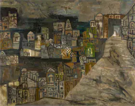 Ramkumar (Artist). Varanasi, 1967 | Painting