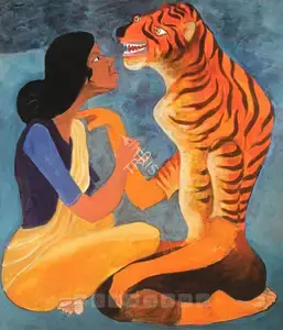Varma, Umesh (Artist). Untitled, n.d. | Painting