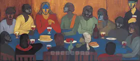 Utge, Nitin (Artist). The Last Supper, 2002 | Painting