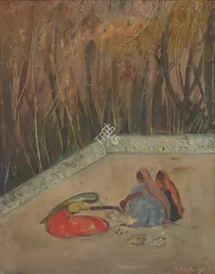 Mookherjea, Sailoz (Artist). Untitled, n.d. | Painting