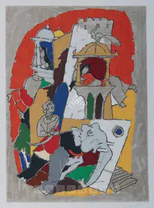 Husain, M.F. (Artist). Princely - Jaisalmer, n.d. | Graphic Art