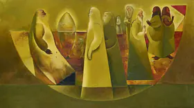 Goswami, Neeraj (Artist). After The Deluge, 1990 | Painting