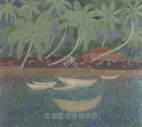 Bendre, N.S. (Artist). Untitled, 1974 | Painting