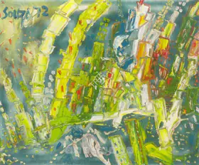 Souza, F.N. (Artist). Manhattan, 1972 | Painting