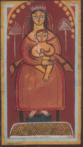 Roy, Jamini (Artist). Mary, n.d. | Painting