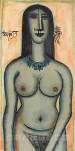 Souza, F.N. (Artist). Nude, 1959 | Painting