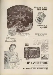 The Gramophone Company (Advertiser). For People of Distinctive Taste - Model 5260, 1951 | Advertisement