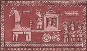 Roy, Jamini (Artist). The Procession, n.d. | Painting