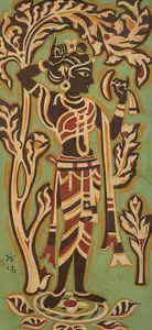 Bose, Nandalal (Artist). Shakuntala, 1952 | Painting