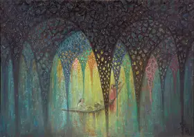 Arya, Badri Nath (Artist). Swapan Lok, 1968 | Painting
