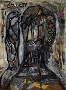 Souza, F.N. (Artist). Untitled, 1988 | Painting