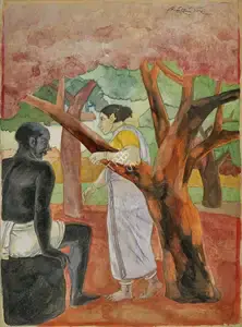 Goud, K. Laxma (Artist). Untitled, 1985 | Painting