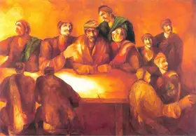 Awchat, Subhash (Artist). The Last Supper, 1991 | Painting