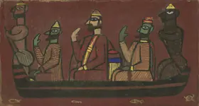 Roy, Jamini (Artist). Untitled, n.d. | Painting