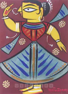 Roy, Jamini (Artist). Dancer, n.d. | Painting
