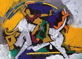 Husain, M.F. (Artist). Untitled, n.d. | Painting