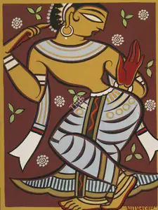 Roy, Jamini (Artist). Untitled (Gopi), n.d. | Painting