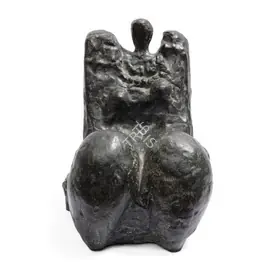 Dasgupta, Prodosh (Artist). Queen Relaxing , 1986 | Sculpture
