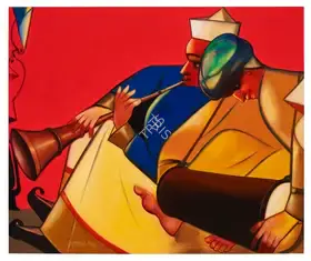 Maity, Paresh (Artist). Celebration 1, 2005 | Painting
