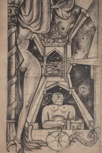 Raiba, A.A. (Artist). Loss of the Cosmos, 1964 | Painting