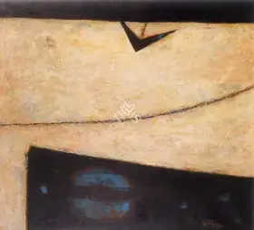 Hebbar, K.K. (Artist). Search, 1972 | Painting