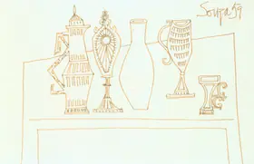 Souza, F.N. (Artist). Untitled, 1959 | Drawing