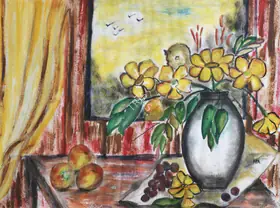 Ara, K.H. (Artist). Still Life, c.1960s-1970s | Painting