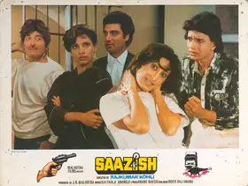 Malhotra, J.R. (Producer), Saazish, 1988 | Lobby Card
