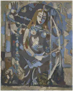Mazumdar, Nirode C. (Artist). Untitled, 1974 | Painting