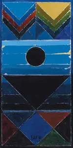 Raza, S.H. (Artist). Metamorphose, 1990 | Painting