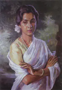 Deuskar, Gopal (Artist). A Portrait, n.d. | Painting